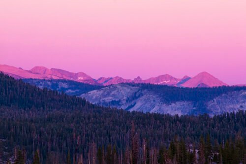 Anne Phillips Landscape Photography - Pink Sunset in Yosemite